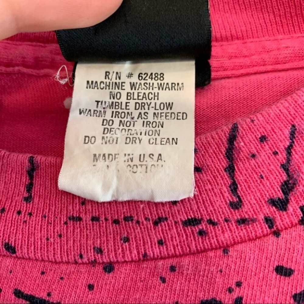 Vintage Y2K Beach Gear Pink T Shirt Size Large - Picture 6 of 8